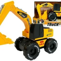 [ "Friction-powered excavator + sound and lights, electronic toy for children" ]