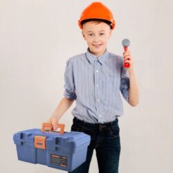 Velik set orodja v kovčku + vijačnik