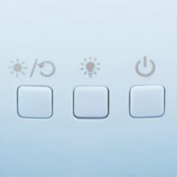 USB LED RGB projektor nočna lučka - menjava projekcij moder