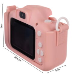 3MP dječja kamera LCD SD FULL HD roza + torbica i remen