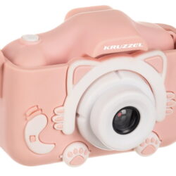 3MP dječja kamera LCD SD FULL HD roza + torbica i remen