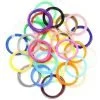 Recharge de filament PLA coloré pour stylo 3D et imprimante, contenant 150 mètres de filaments différents.