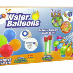 Vodni baloni na slamicah 74 balonov + 4 za večkratno uporabo 8 10463-3