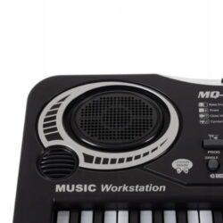 Majhne elektronske klaviature z mikrofonom in 61 tipkami