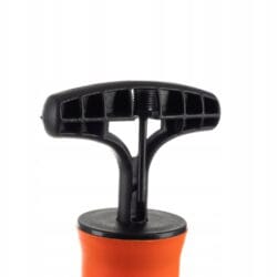 a close up of a handle