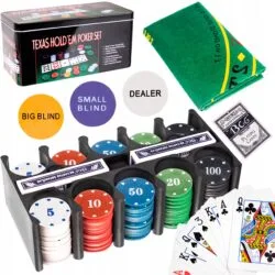 texas holdem poker žetoni set