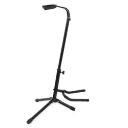 { "alt_text": "Universal aluminum adjustable guitar stand" }