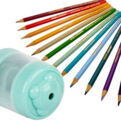 Aku. električni šilček za svinčnike in barvice USB moder