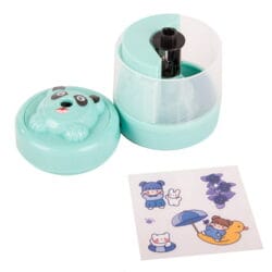 Aku. električni šilček za svinčnike in barvice USB moder