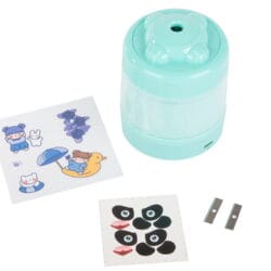 Aku. električni šilček za svinčnike in barvice USB moder