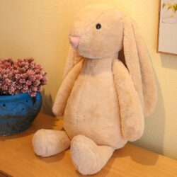 XL otroška plišasta igrača zajec 120cm rjav