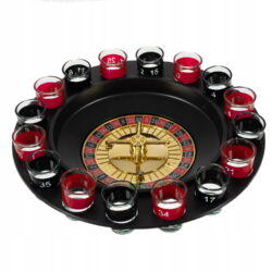 Družabna pivska ruleta 29cm + kozarci 24 a roulette wheel with shot glasses