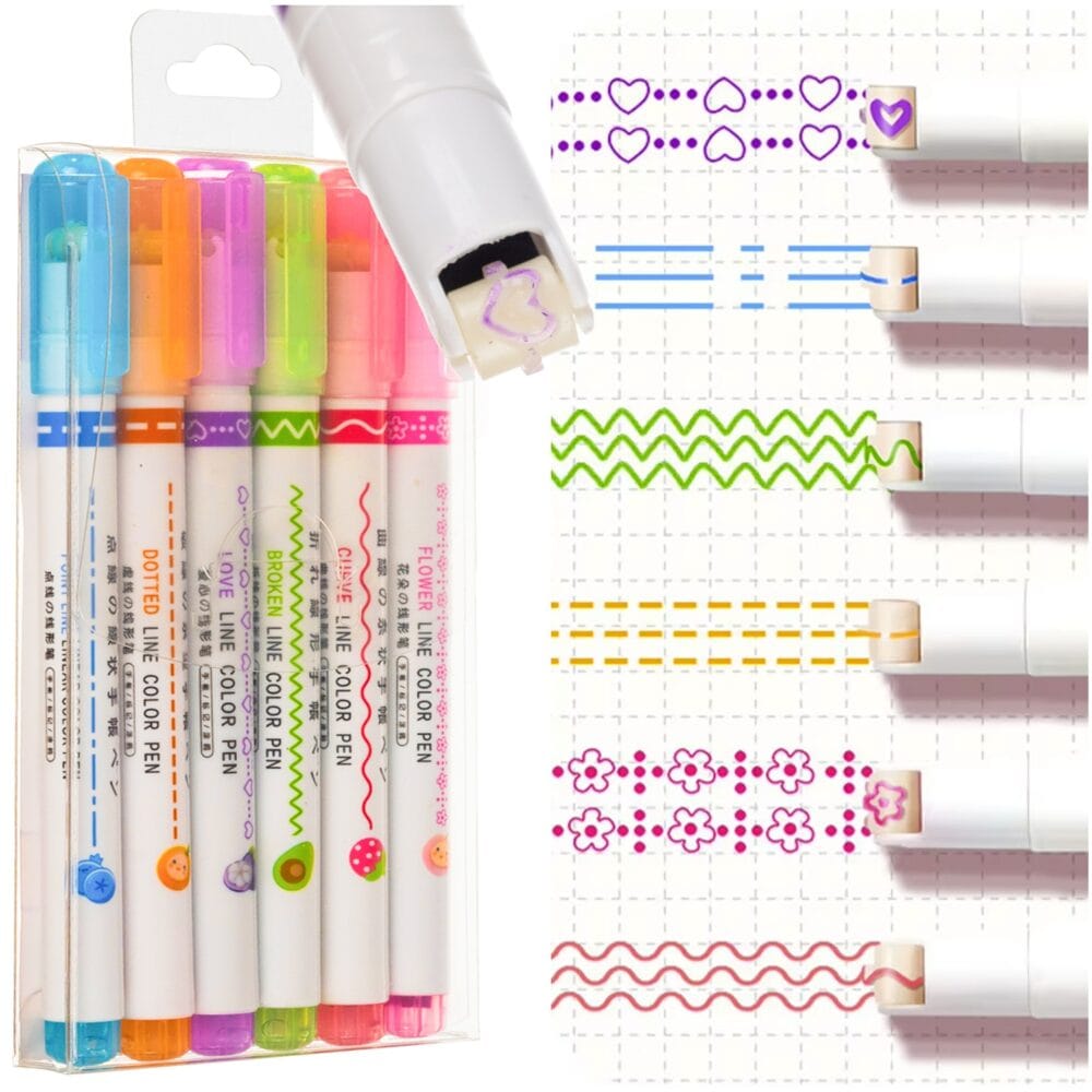 a group of markers with different colors