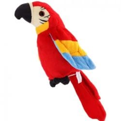 Interaktivna papiga pleše in ponavlja 23cm rdeča