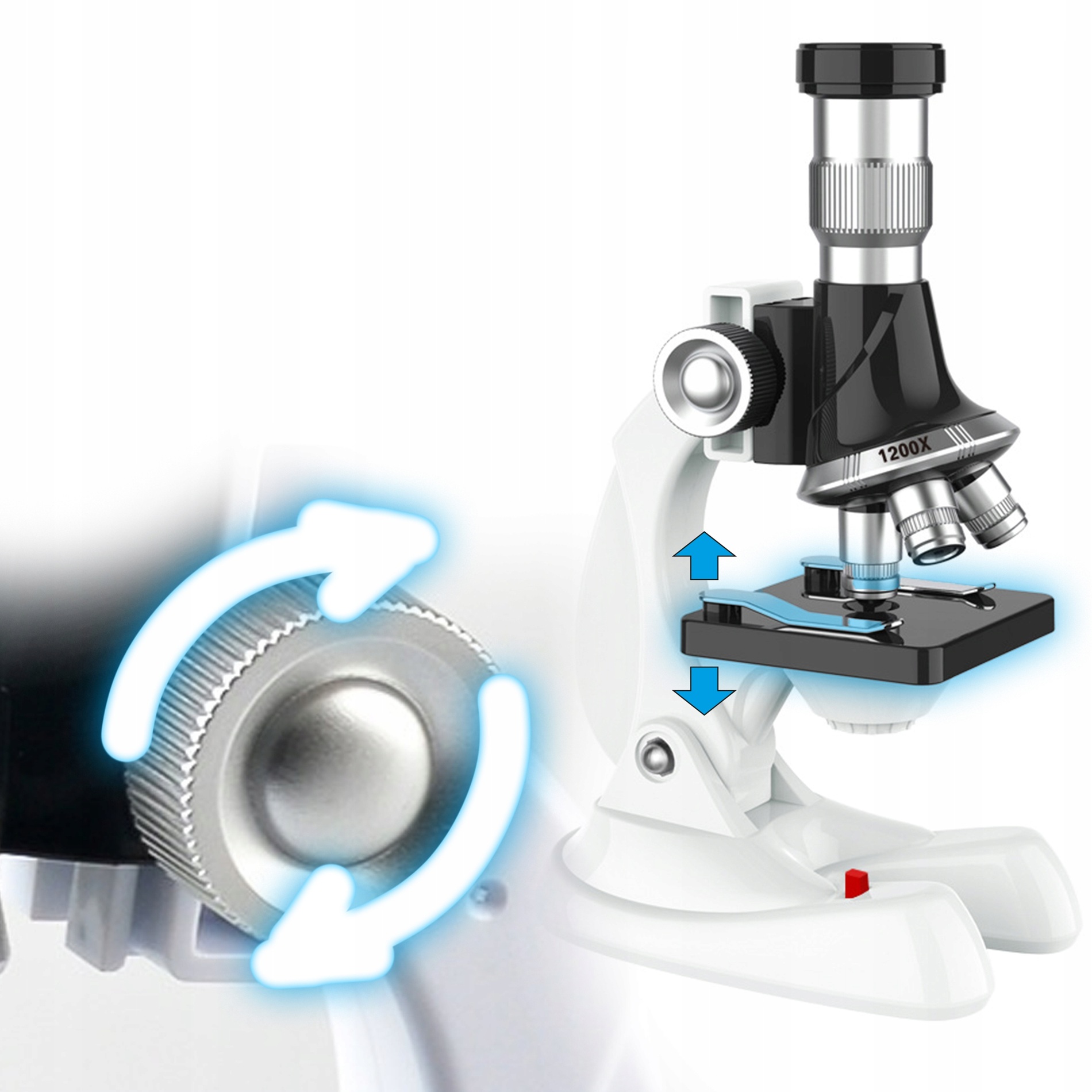LED educational microscope 1200x for mobile phone + accessories 5 LED educational microscope 1200x for mobile phone + accessories - picture 3