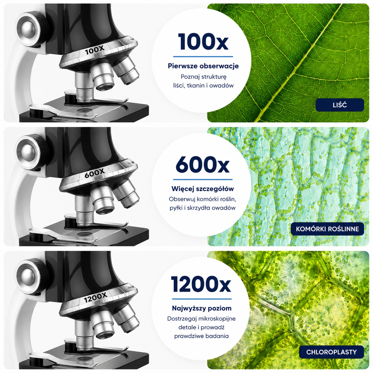 LED educational microscope 1200x for mobile phone + accessories 19 LED educational microscope 1200x for mobile phone + accessories - picture 17