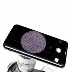 LED educational microscope 1200x for mobile phone + accessories 28 LED educational microscope 1200x for mobile phone + accessories