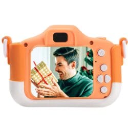 40Mpx otroški fotoaparat LCD oranžna lisica + 32GB SD kartica