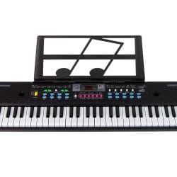 Velike elektronske klaviature + mikrofon in nosilec not 61 tipk