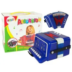 Glasbena otroška harmonika modra