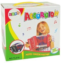 Modra otroška glasbena harmonika