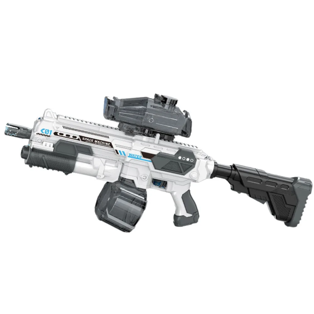Pistola de água elétrica automática M416, 65 cm, USB, 1350 ml