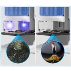 Prenosni LED+UV izobraževalni mikroskop 200x
