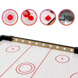 Stol za zračni hokej na baterije 58 cm s LED svjetlima