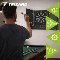 LCD elektronički pikado 69 cm u drvenom kućištu