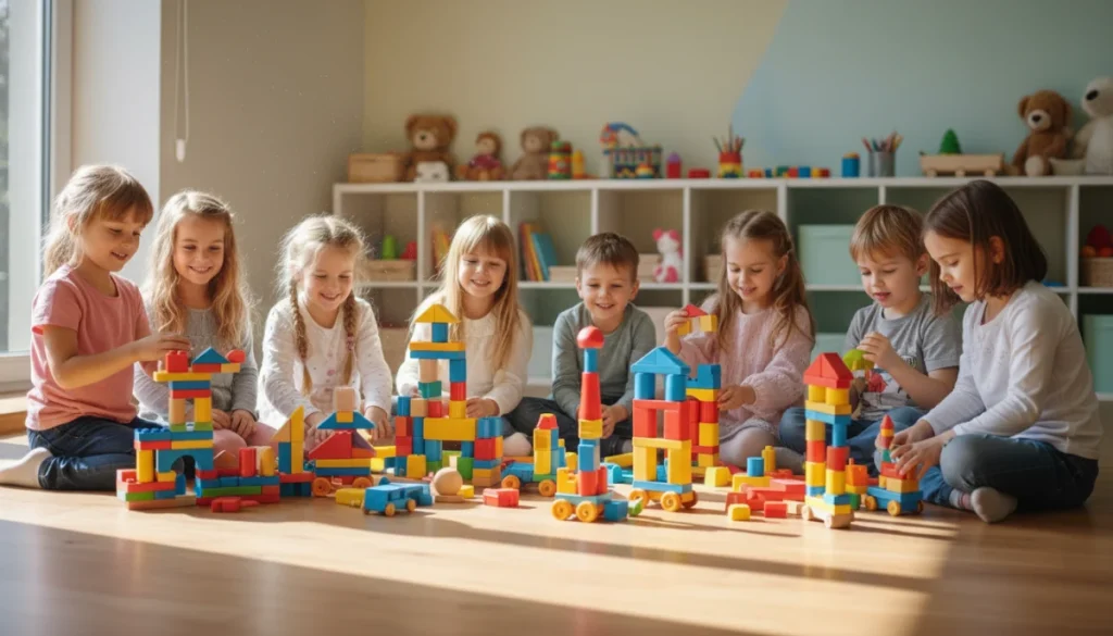 Kocke in Gradnja: Brezčasne Igrače za Celosten Razvoj Otroka