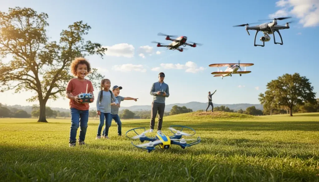 Poletite v svet zabave: Vodnik po letalih in dronih za vse generacije