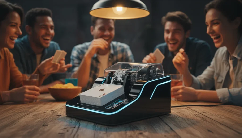 Elektronski Avtomatski Mešalec Igralnih Kart: Revolucija za Vaše Igralne Večere
