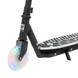 LED RGB 50W 2600 mAh otroški električni skiro do 50KG 8KM/h črn