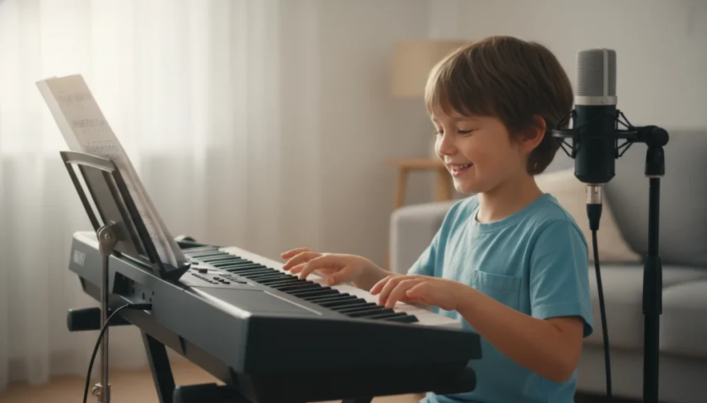 Odkrijte Glasbeni Svet: Velike Elektronske Klaviature z Mikrofonom in Nosilcem Not za Vse Starosti