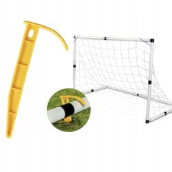 Začetniški komplet nogometni gol in žoga 120x80cm