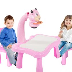 Alternative view of Interaktivna projektorska mizica za slikanje set 24 vzorcev diapozitivov roza