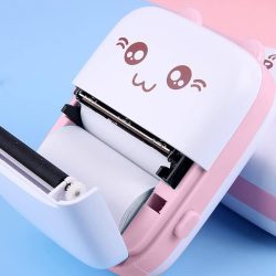 Alternative view of Mini prenosni aku. foto termični tiskalnik bluetooth roza