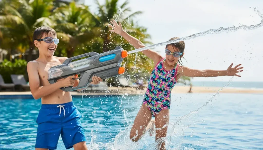 Battery Electric Automatic Water Gun 56cm USB 750ml - Eigraca.si Online Store