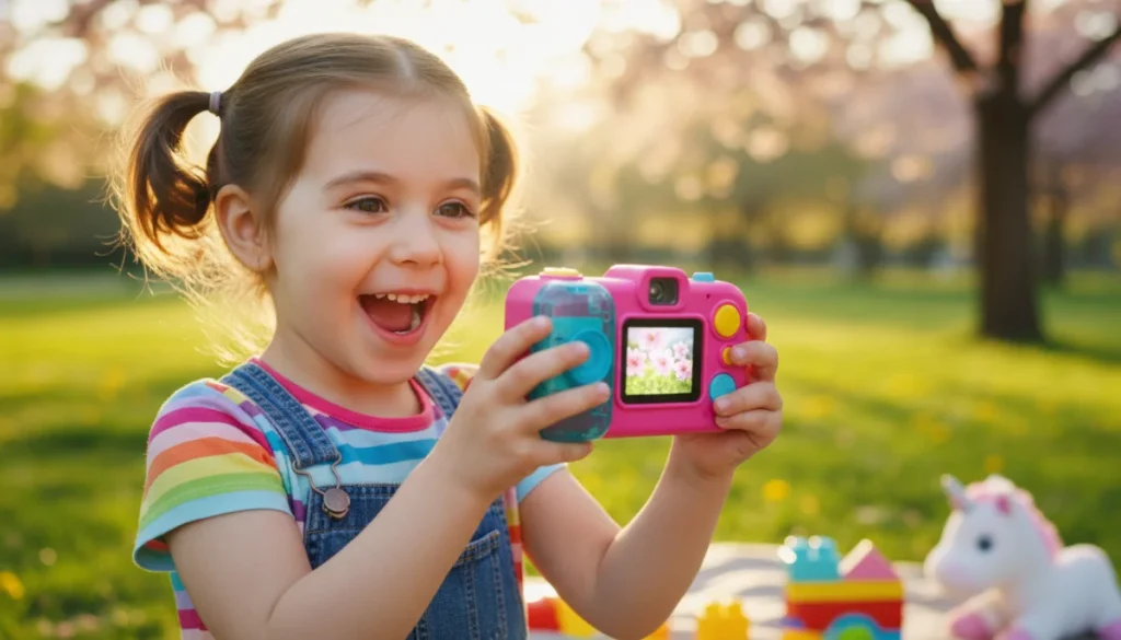 Otroški Digitalni Fotoaparat LCD SD 450mAh Roza - Eigraca.si Spletna Trgovina