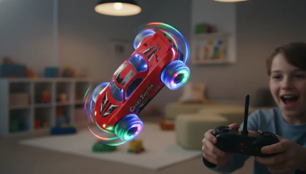 Aku. LED RGB Daljinsko Voden Akrobatski Avto Crazy Twister - Eigraca.si Spletna Trgovina