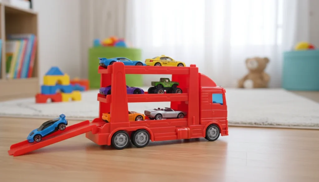 Komplet Tovornjaka S 6 Avtomobilčki 30cm + Izstrelitvena Ploščad - Eigraca.si Spletna Trgovina